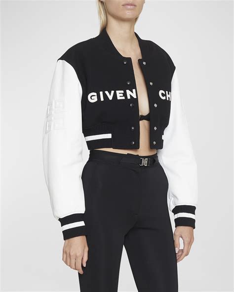 givenchy half zip logo jacket|givenchy varsity jacket women's.